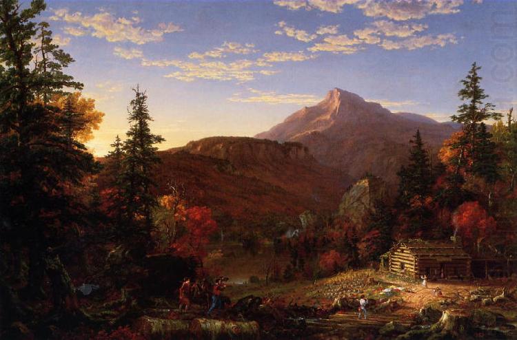 Hunter s Return, Thomas Cole